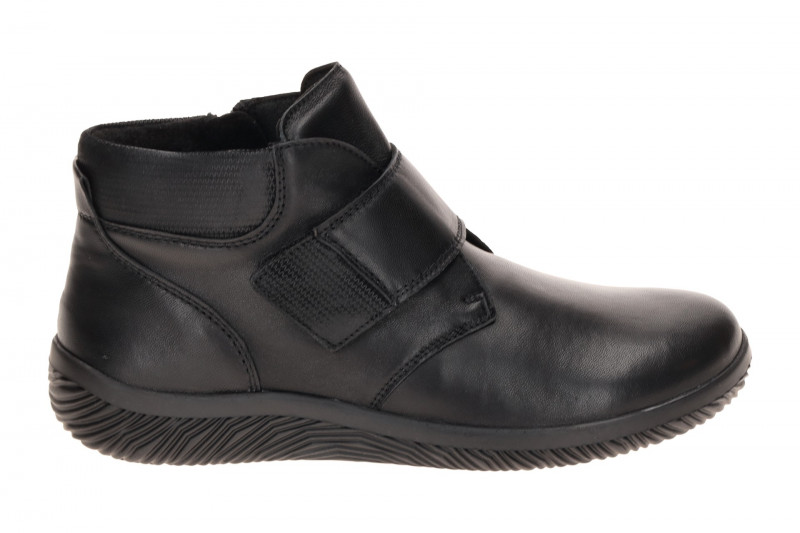 Waldläufer Roya Stiefelette schwarz Klett K-Weite