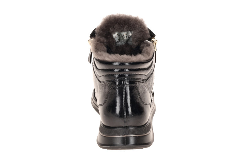 ARA Osaka Winter Schuhe Sneaker schwarz Lammfell 12-24808