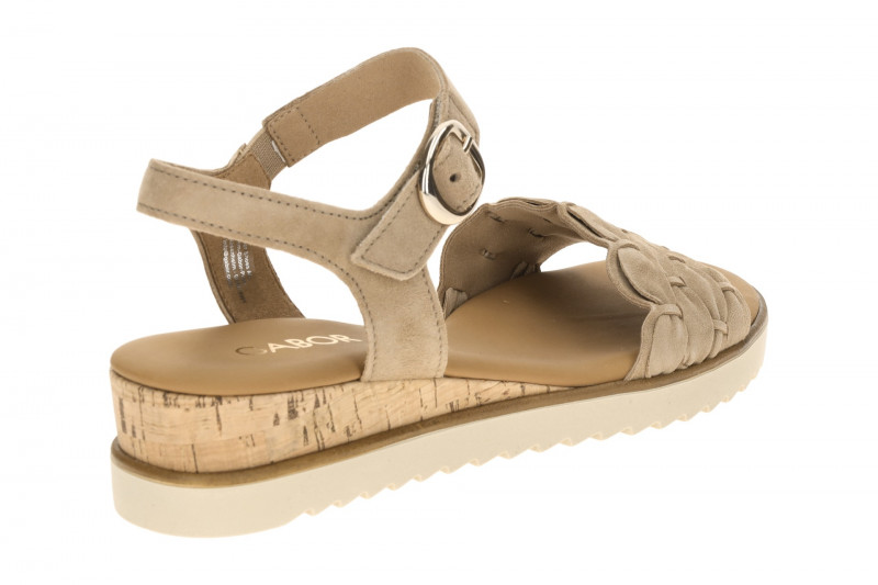 Gabor Keil Sandale sand beige Velour 82.758.30