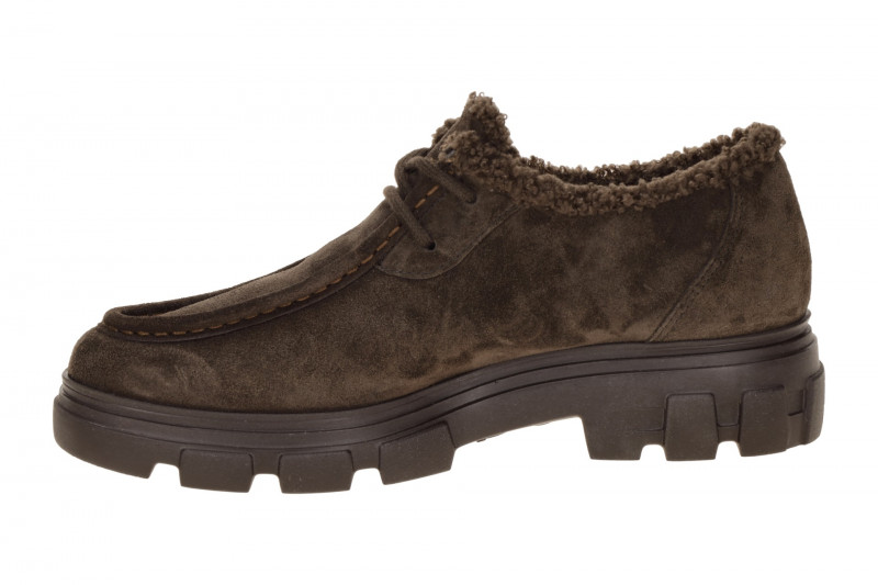 Paul Green Schuhe braun Mokassin Warmfutter Loafer 1246