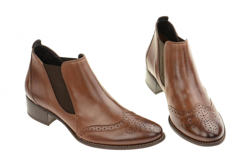 Paul Green Stiefelette braun Chelsea-Boot 7358