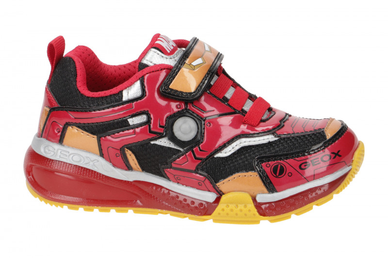 Geox Bayonyc Kinder Schuhe rot Iron Man J35FEC