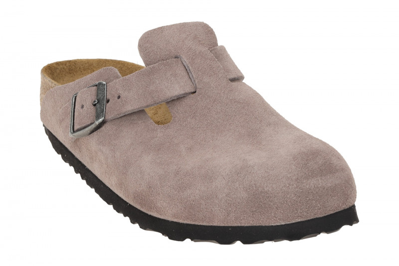 Birkenstock Boston Clogs Pantolette faded-purple lila SCHMAL 1028375