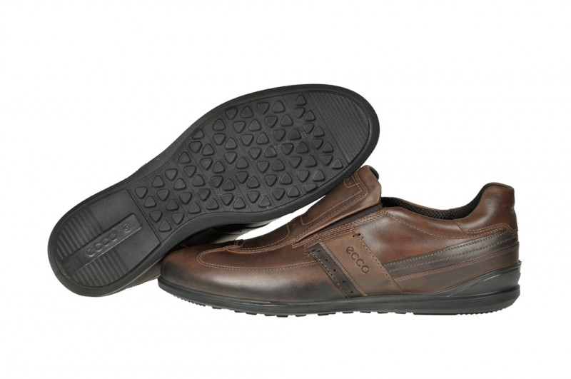 Ecco Chander Slipper in dunkelbraun