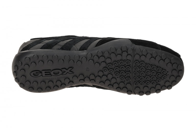 Geox Snake Schuhe Sneakers schwarz U4507A