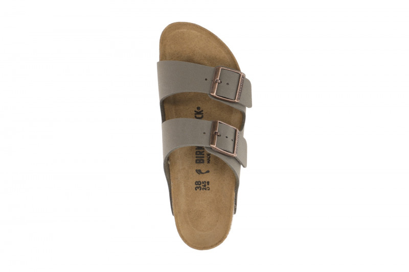 Birkenstock Arizona Pantolette grau stone SCHMAL 151213
