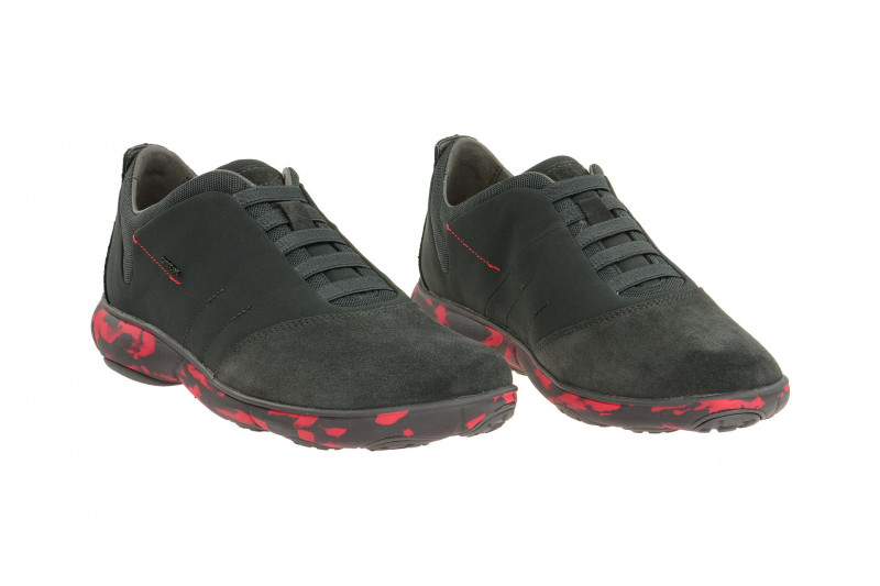 Geox Nebula Schuhe grau rot Flecktarn