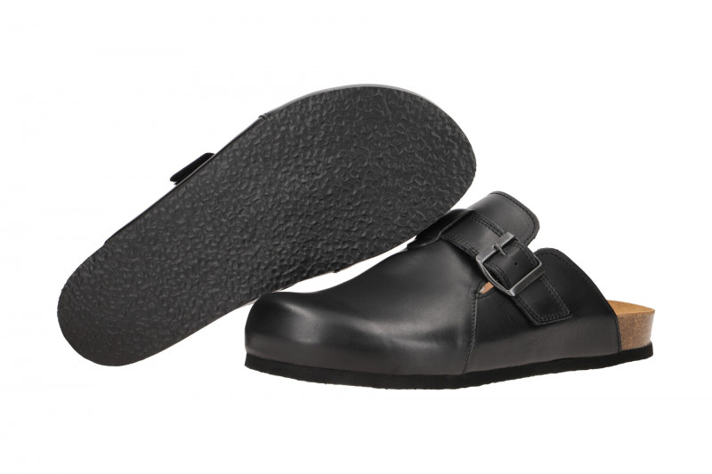 Think Wolfi Pantolette schwarz Herren Clogs