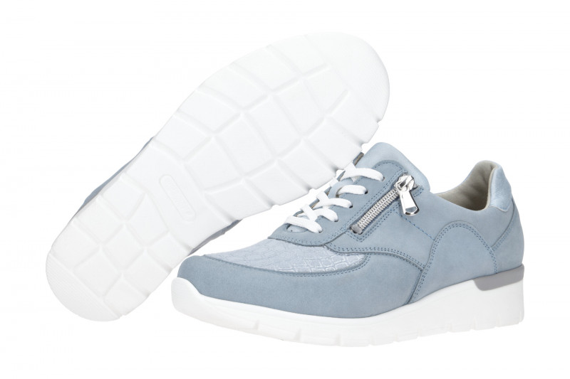 Waldläufer Ramona Schuhe blau sky K-Weite OrthoTritt