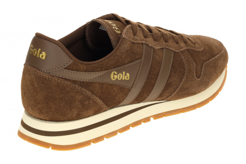 Gola Daytona Schuhe Sneakers braun Herren Velour CMB910DT