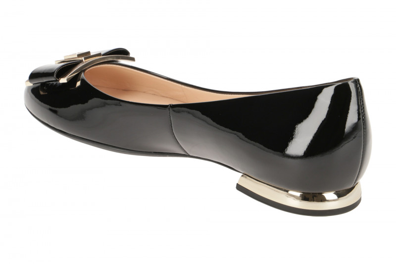 Högl Ballerinas schwarz Lackleder 1044