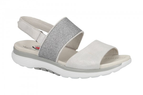 Gabor RollingSoft Sandale silber grau 26.914.90 | Schuhhaus Strauch