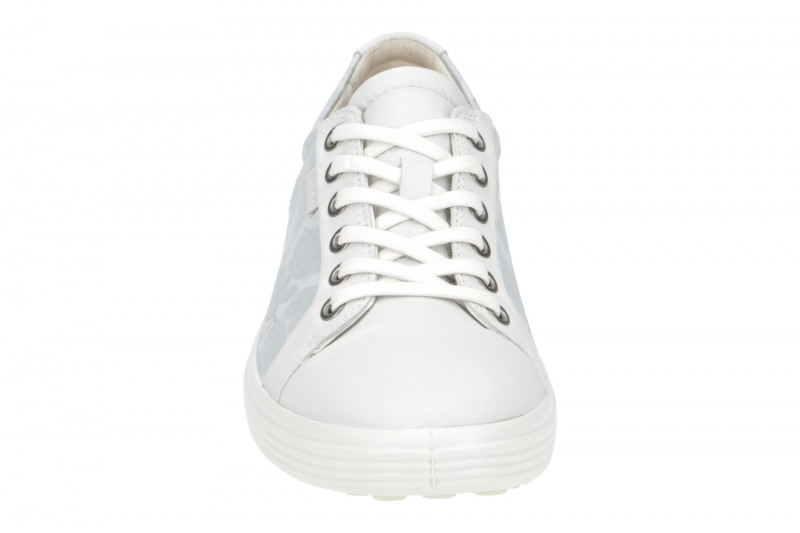 Ecco Schuhe Soft 7 weiß blau Damen Sneaker