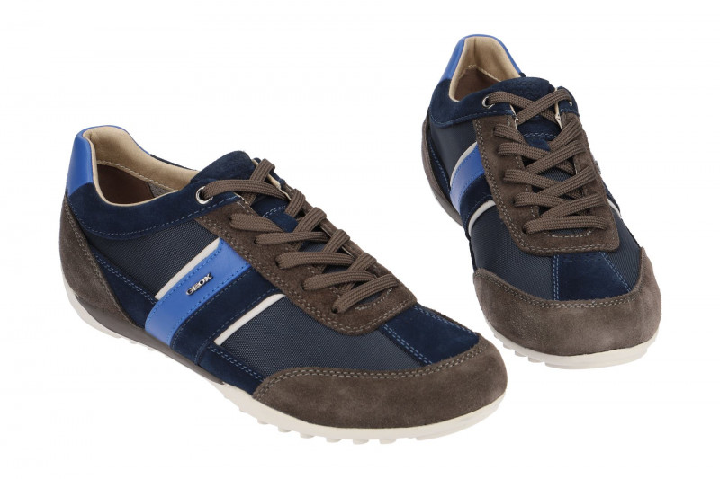 Geox Wells Schuhe blau grau U52T5C