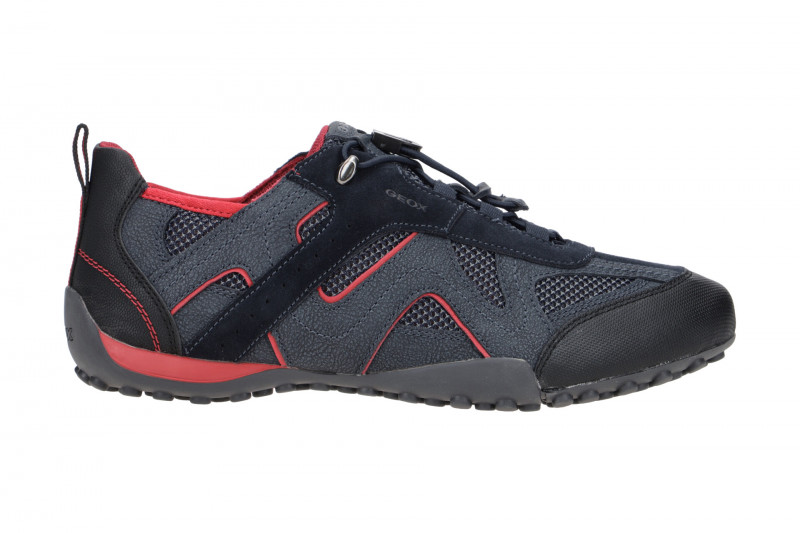 Geox Snake Sneaker Schuhe blau rot U2507B