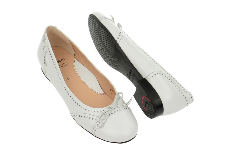 Sioux Maura Ballerinas weiß silber - 52881