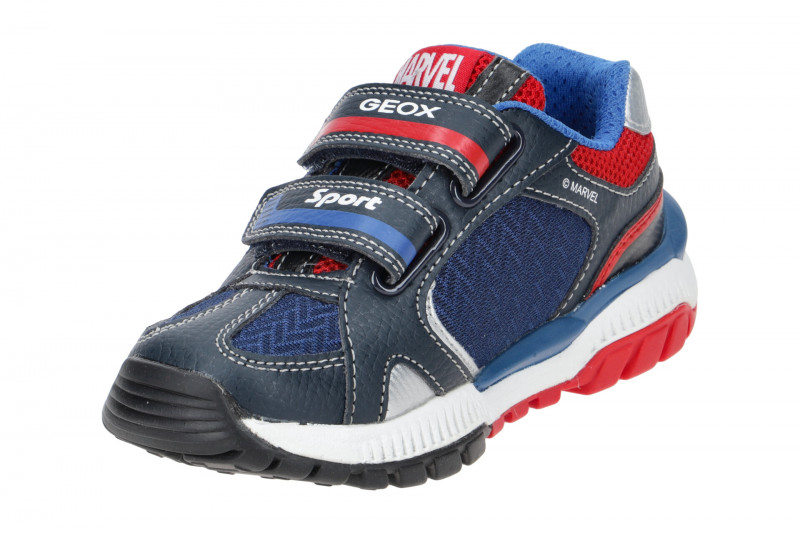 Geox Tuono Kinder Schuhe blau navy Spider-Man J35AXB
