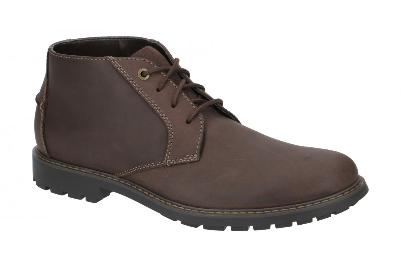 Clarks Curington Over Stiefelette dunkelbraun