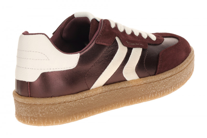 Tamaris Schuhe Sneaker rot metallic 23723