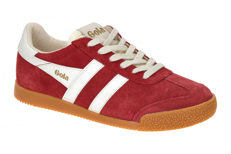 Gola Elan Schuhe Sneakers rot weiß Damen CLB538