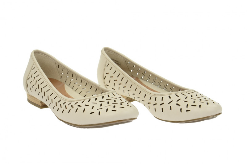 Clarks Ballerinas cotton beige - 20357670