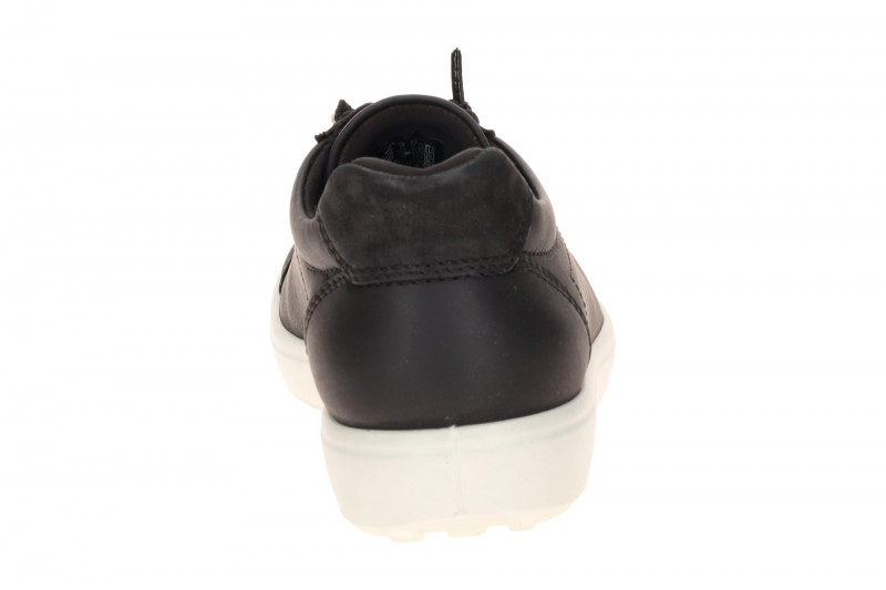 Ecco Soft 7 Schuhe Slipper schwarz Easy Slip Gummizug 490583