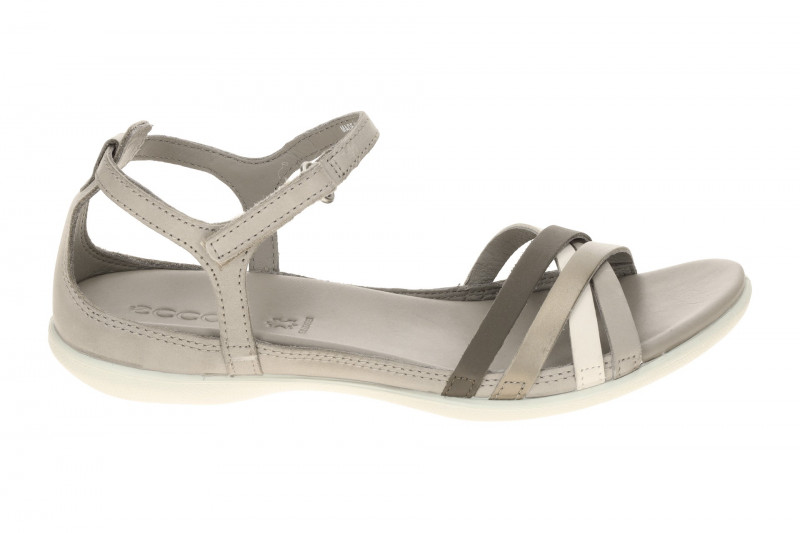 Ecco Flash Sandale grau metallic Kreuzriemen 244243