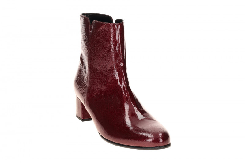 Gabor elegante Stiefelette bordo rot Lack 75.680.95