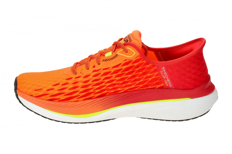 Skechers MAX CUSHIONING Sneakers Schuhe orange rot Slip-Ins 220510