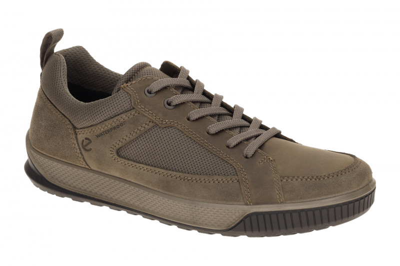 Ecco Bypath Tred Schuhe taupe grau Waterproof 539104