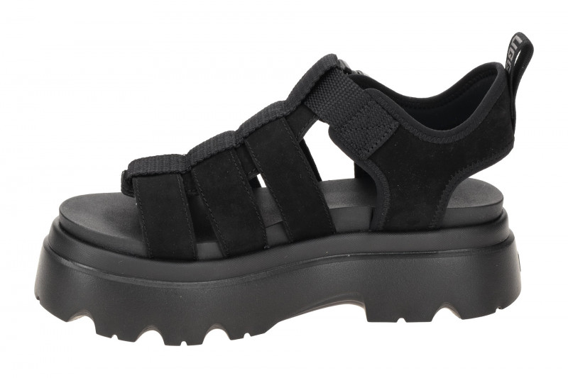 UGG Cora Plateau Sandale schwarz 1152698