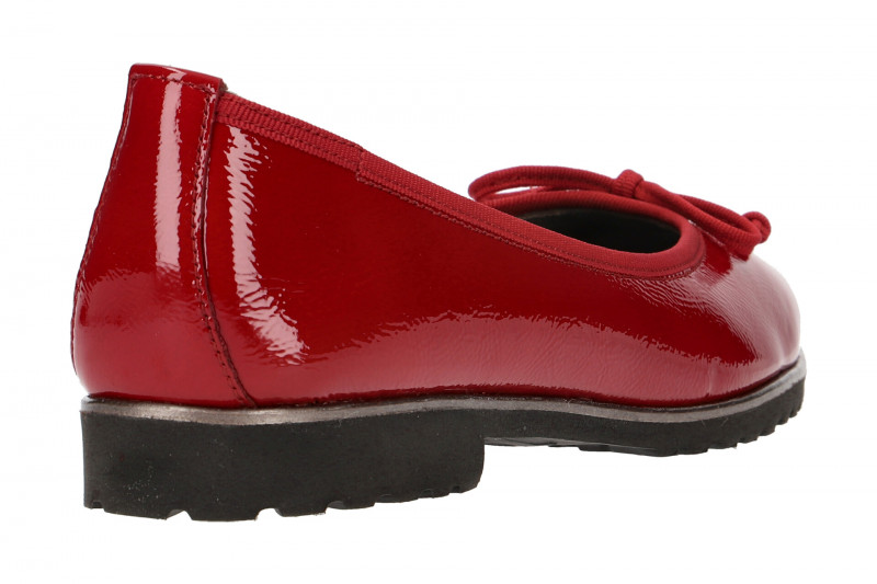 Paul Green Ballerinas rot Lack 2698