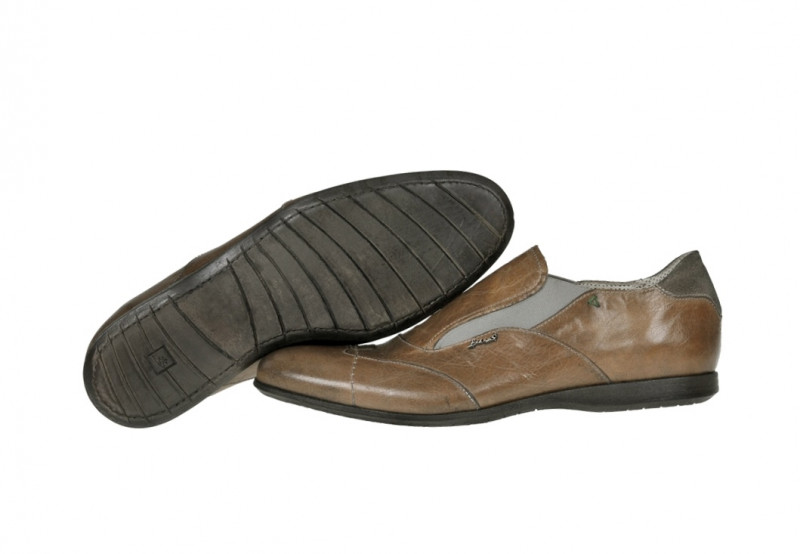 Bello Schuhe D292 beige braun Slipper