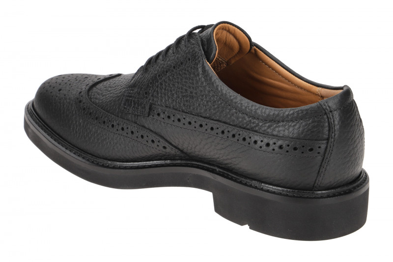 Ecco Metropole London Schuhe schwarz klassik Schnürer 525614