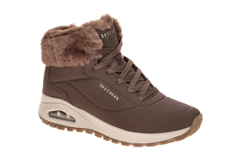 Skechers Uno Rugged Stiefel braun Damen Mid Sneakers 190285