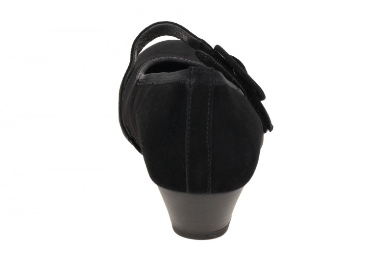 Gabor Malta Pumps schwarz matt H-Weite Velour