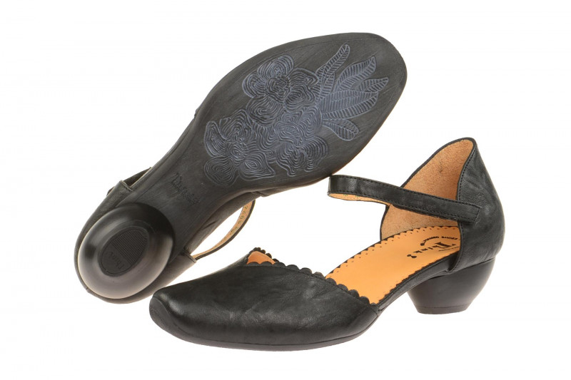 Think Aida 10 Riemchen Pumps schwarz
