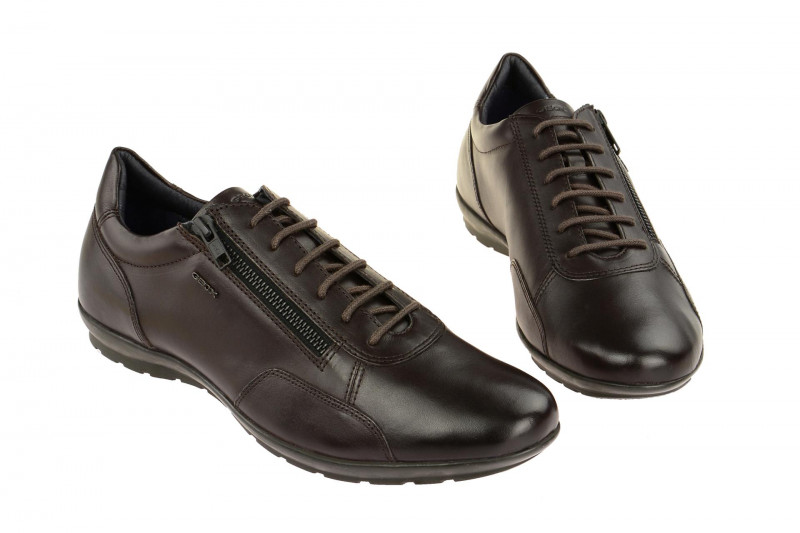 Geox Symbol Schuhe dunkel-braun coffee