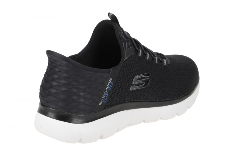 Skechers Summits Schuhe schwarz weiß SLIP-INS 232457