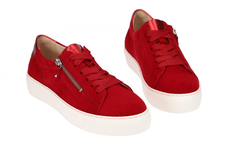 Gabor Schuhe rot Damen Sneakers 23.314.10