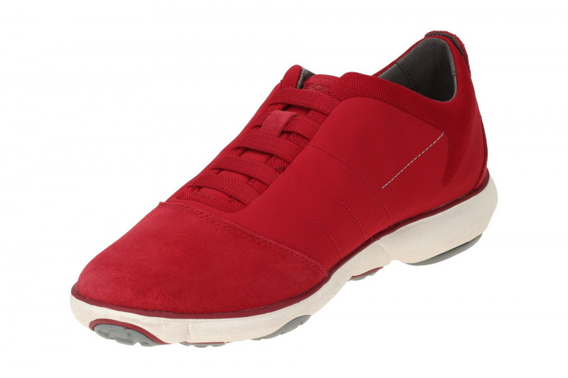 Geox Nebula Schuhe Sneakers rot weiß U52D7B