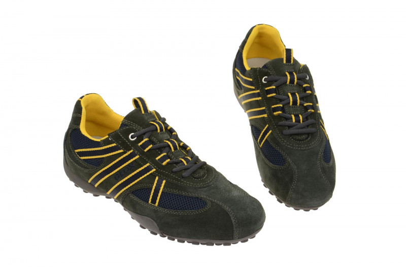 Geox Respira Snake S Sneaker in dunkelgrau Herrenschuhe