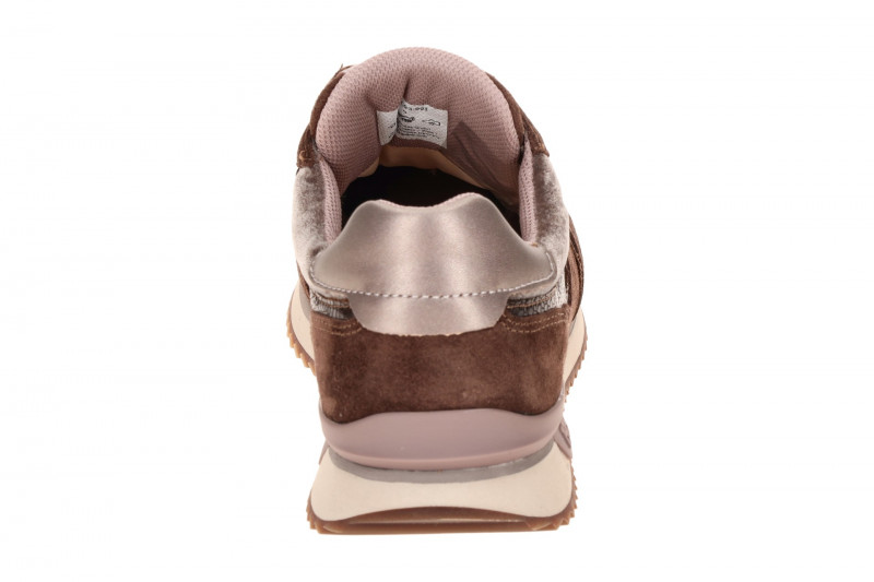 Gabor Schuhe Retro Sneakers braun Velour Samt 6002.03.003