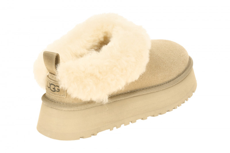 UGG Tazzele Boots Plateau Slipper beige Warmfutter