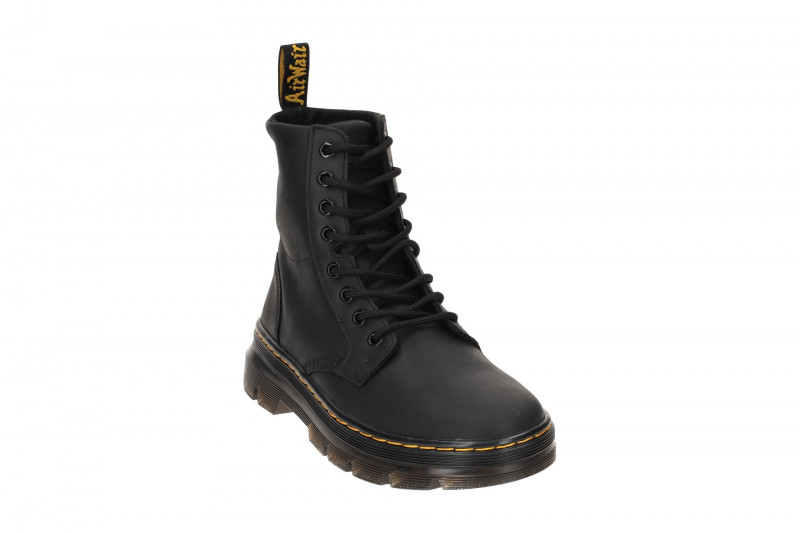 Dr. Martens Combs Leather Stiefel schwarz UNISEX 26007001