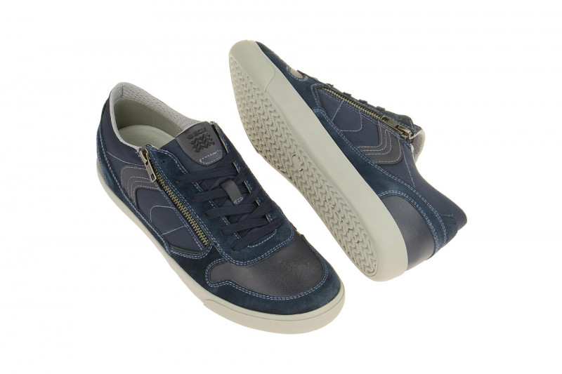 Geox Box Schuhe blau grau U82R3C
