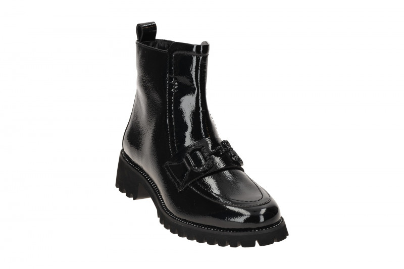 ARA Kent Stiefelette Ankle Boots schwarz Lack Strass 12-31239