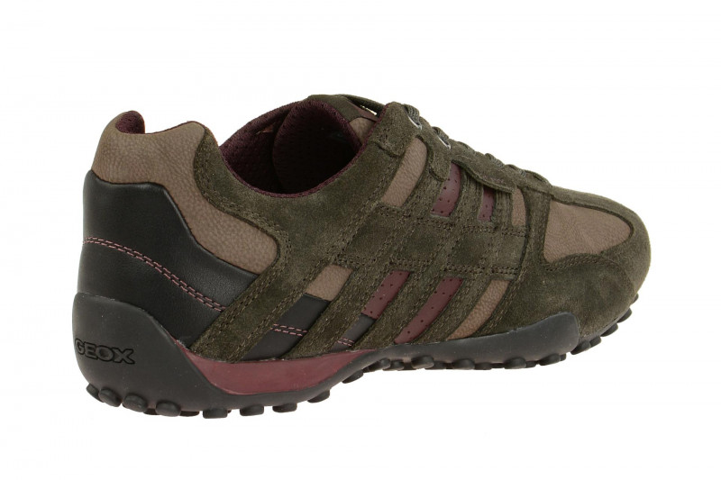 Geox Snake Schuhe braun rot U4207K