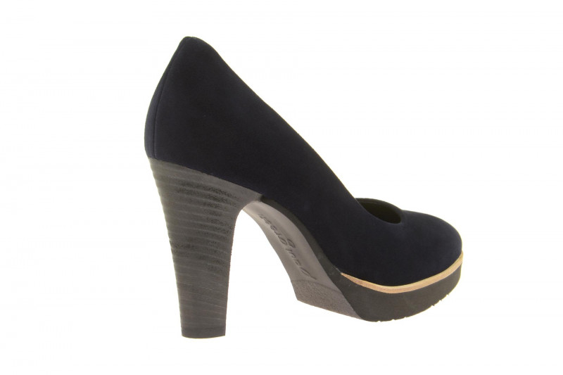Paul Green Plateau Pumps 3210 blau Samt