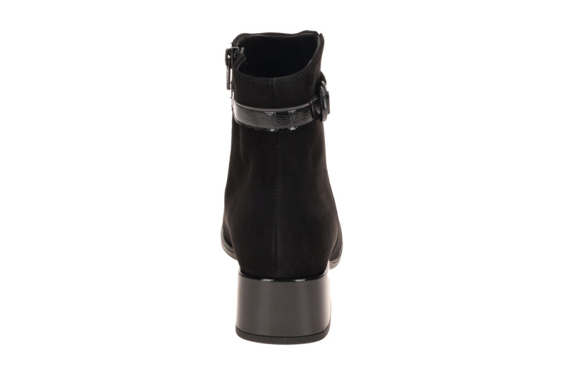 Gabor Stiefelette Ankle Boots schwarz Karree Samt 8067.02.002